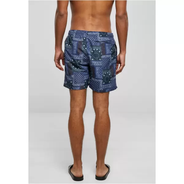  Къси панталони URBAN CLASSICS TB2679 ВМС BANDANA AOP 