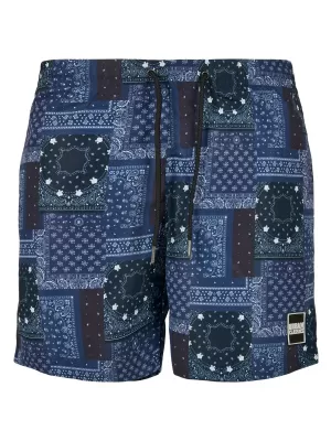 Къси панталони URBAN CLASSICS TB2679 ВМС BANDANA AOP