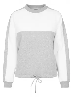 Дамска суитчър URBAN CLASSICS TB1842 СИВО/БЯЛО