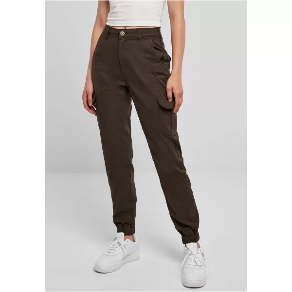  Дамски панталони URBAN CLASSICS TB3048 БРАУН 