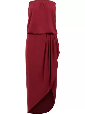 Рокля URBAN CLASSICS TB1508 БУРГУНДИЯ