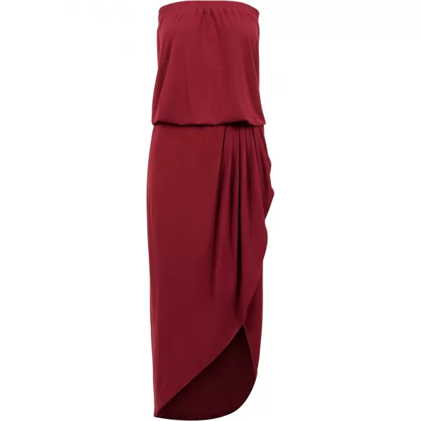 Рокля URBAN CLASSICS TB1508 БУРГУНДИЯ 