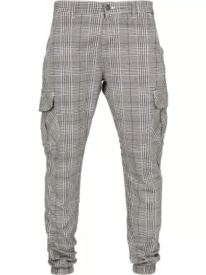 Панталони URBAN CLASSICS TB3138 БЯЛО/ЧЕРНО