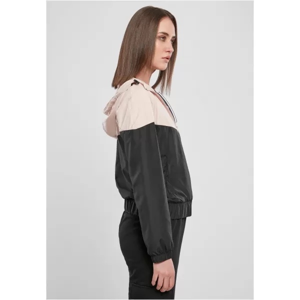  Дамско яке URBAN CLASSICS TB3638 СВЕТЛО РОЗОВО/ЧЕРНО 