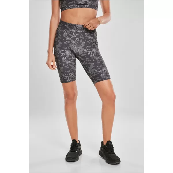  Дамски къси панталони URBAN CLASSICS TB3423 DARK DIGITAL CAMO 