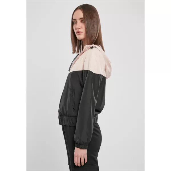  Дамско яке URBAN CLASSICS TB3638 СВЕТЛО РОЗОВО/ЧЕРНО 