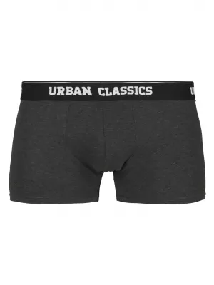 Мъжки боксерки URBAN CLASSICS TB3540 БРАНДИРАНЕ AOP/ЧЕРНО/ВЪГЛЕН
