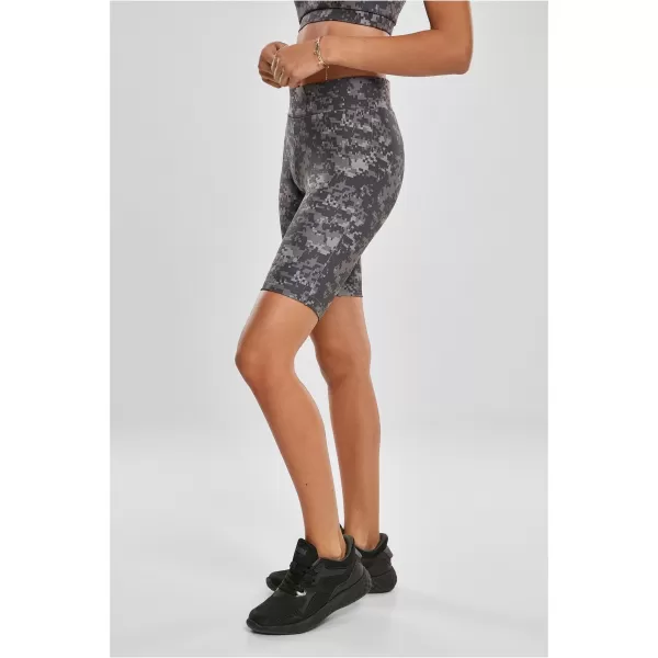  Дамски къси панталони URBAN CLASSICS TB3423 DARK DIGITAL CAMO 