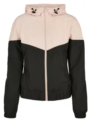 Дамско яке URBAN CLASSICS TB3638 СВЕТЛО РОЗОВО/ЧЕРНО