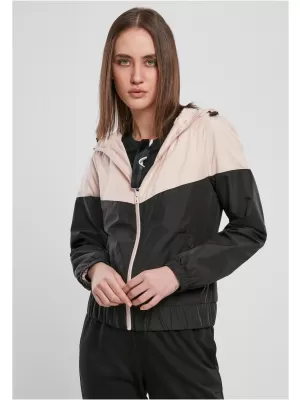Дамско яке URBAN CLASSICS TB3638 СВЕТЛО РОЗОВО/ЧЕРНО