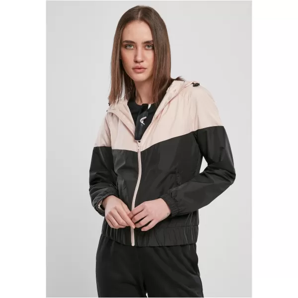  Дамско яке URBAN CLASSICS TB3638 СВЕТЛО РОЗОВО/ЧЕРНО 