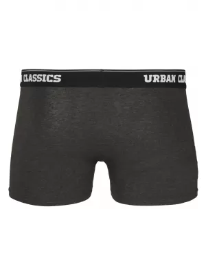 Мъжки боксерки URBAN CLASSICS TB3540 БРАНДИРАНЕ AOP/ЧЕРНО/ВЪГЛЕН