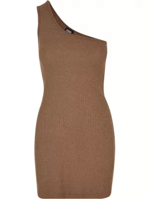 Рокля URBAN CLASSICS TB5972 ТЪМНО КАКИ