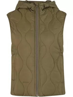 Дамски елек URBAN CLASSICS TB7009 МАСЛИНА