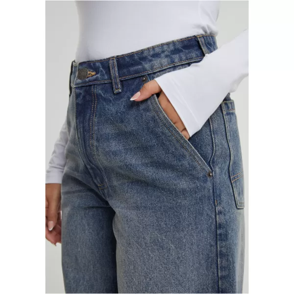  Дамски дънки URBAN CLASSICS TB7099 НОВИ ТЪМНО СИНИ ИЗПРАНИ 