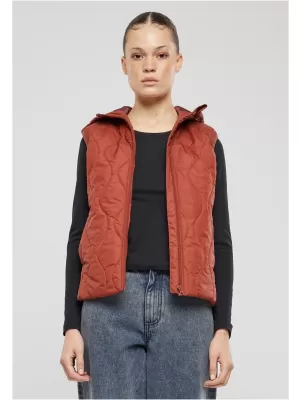 Дамски елек URBAN CLASSICS TB7009 ТЪМНА РЪЖДА