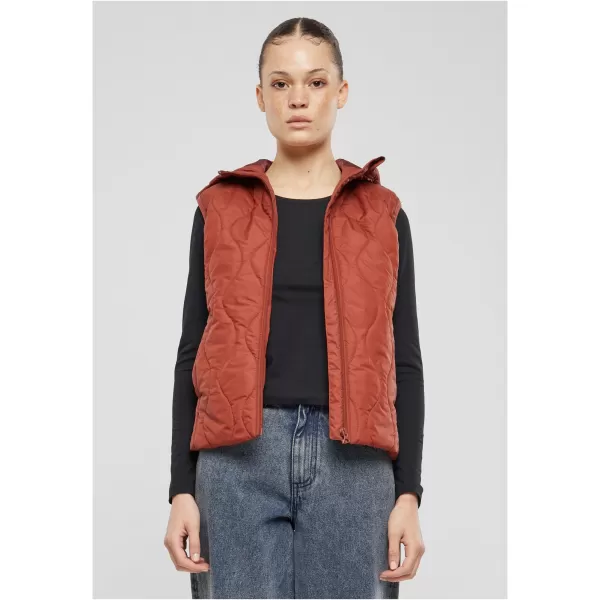  Дамски елек URBAN CLASSICS TB7009 ТЪМНА РЪЖДА 