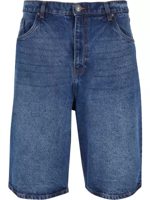 Къси панталони URBAN CLASSICS TB6639 НОВО СРЕДНО СИНЬО ИЗМИТО