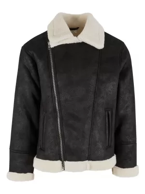 Мъжко яке URBAN CLASSICS TB7048 ЧЕРЕН/БЯЛ ПЯСЪК