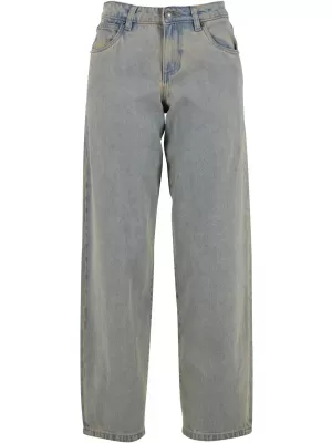 Дамски дънки URBAN CLASSICS TB7127 НОВО СВЕТЛО СИНЬО МРЪСНО ИЗПРАНО