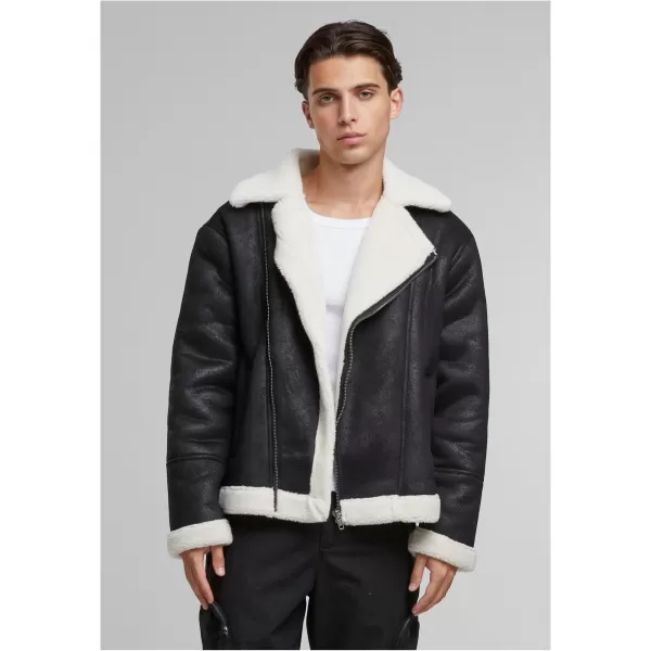  Мъжко яке URBAN CLASSICS TB7048 ЧЕРЕН/БЯЛ ПЯСЪК 