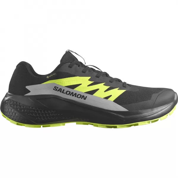  Мъжки обувки SALOMON ALPHAGLIDE GTX L47802000 ЧЕРНО/СПЛАВ/ОСТРО ЗЕЛЕНО 