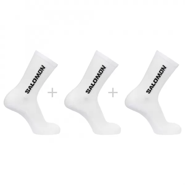  Чорапи SALOMON EVERYDAY CREW 3-PACK LC2086000 БЯЛ/БЯЛ/БЯЛ 