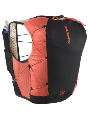 Дамска раница SALOMON ACTIVE SKIN 12 WOMEN SET LC2663200 EMERGLOW/ЧЕРНО