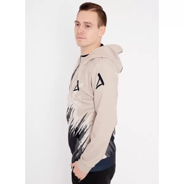  Мъжки суичър на Zip Premium ALTISPORT VOJ/ALM006MI02 ЧЕРНО -BROWN 