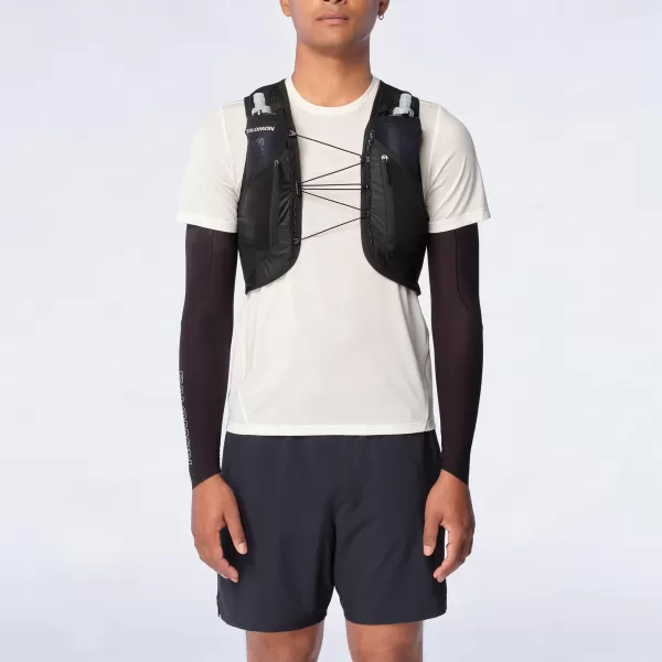  Мъжка раница SALOMON ACTIVE SKIN 12 SET LC2177400 ЧЕРЕН/МЕТАЛ 