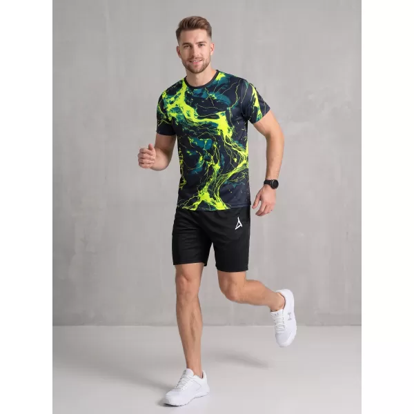  Мъжки функционални t -риза премия ALTISPORT VOJ/ALM071TR01 ВМС-ЖЪЛТО 