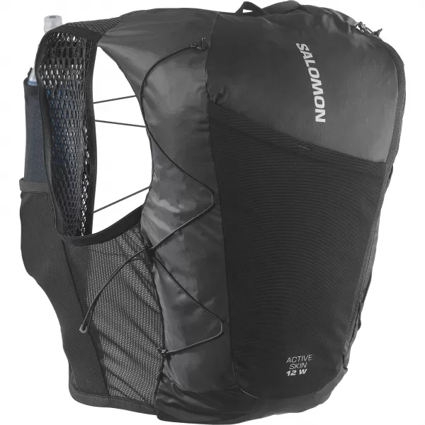  Дамска раница SALOMON ACTIVE SKIN 12 WOMEN SET LC2178600 ЧЕРЕН/МЕТАЛ 