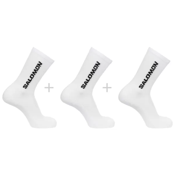  Чорапи SALOMON EVERYDAY CREW 3-PACK LC2086000 БЯЛ/БЯЛ/БЯЛ 