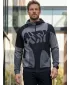 Мъжки суичър на Zip Premium ALTISPORT VOJ/ALM056MI02 ЧЕРНО