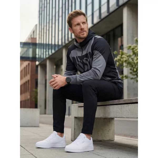  Мъжки суичър на Zip Premium ALTISPORT VOJ/ALM056MI02 ЧЕРНО 