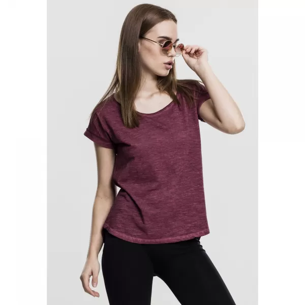  Риза URBAN CLASSICS TB1196 БУРГУНДИЯ 