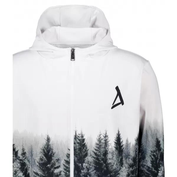  Мъжки суичър на Zip Premium ALTISPORT VOJ/ALM058MI02 БЯЛ -РЕЙС 