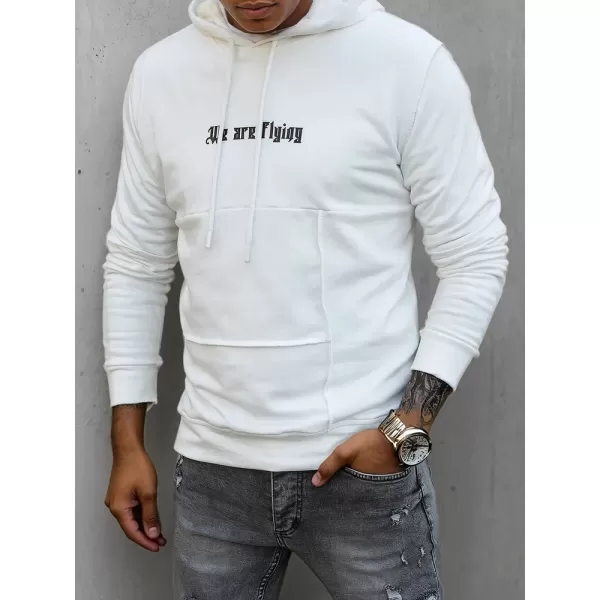  Мъжки суичър DSTREET BX5476 БЯЛ 
