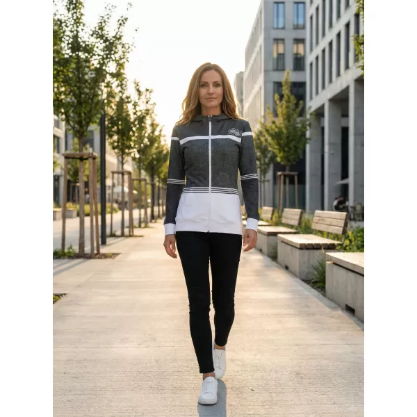  Женска суитчър на Zip Premium ALTISPORT VOJ/ALW023MI02 СИВО 