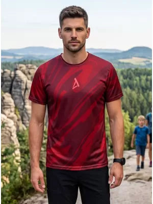 Мъжки функционални t -риза премия ALTISPORT VOJ/ALM072TR01 ВИНО ЧЕРВЕНО