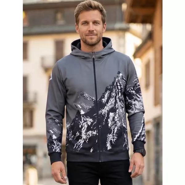  Мъжки суичър на Zip Premium ALTISPORT VOJ/ALM059MI02 СИВО 