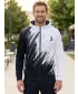Мъжки суичър на Zip Premium ALTISPORT VOJ/ALM006MI02 ЧЕРНО И БЯЛО