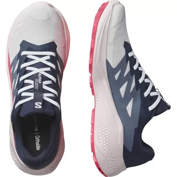  Дамски обувки SALOMON ALPHAGLIDE GTX W L47802300 ЛУННА СКАЛА/СИНИ НОЩИ/ЧЕРВЕНО ЧЕРВЕНО 