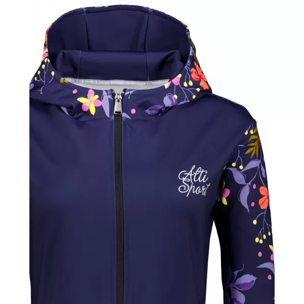  Женска суитчър на Zip Premium ALTISPORT VOJ/ALW063MI02 ТЪМНО ЛИЛАВО 