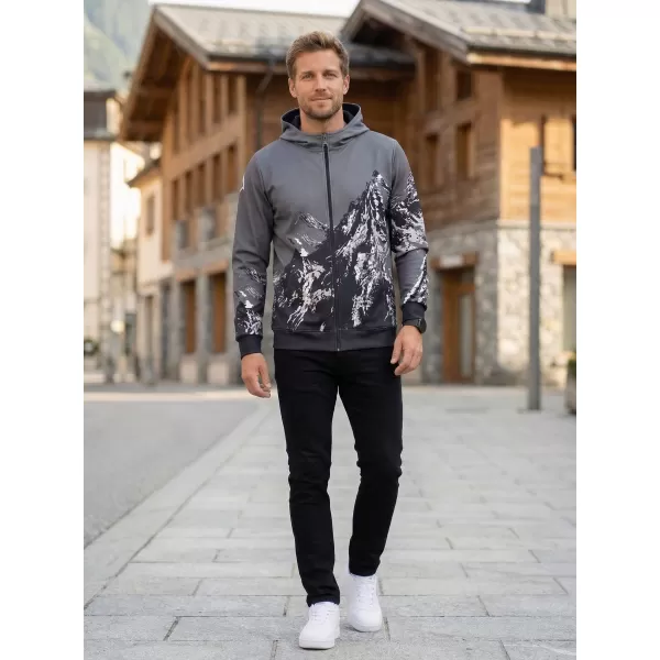  Мъжки суичър на Zip Premium ALTISPORT VOJ/ALM059MI02 СИВО 