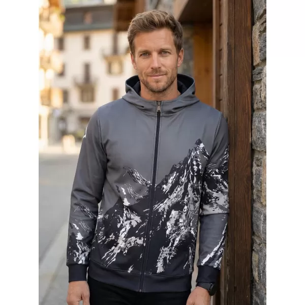 Мъжки суичър на Zip Premium ALTISPORT VOJ/ALM059MI02 СИВО 