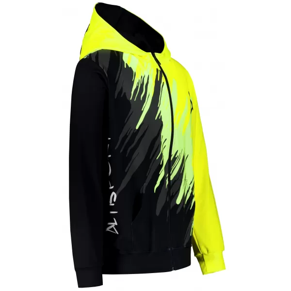  Мъжки суичър на Zip Premium ALTISPORT VOJ/ALM006MI02 ЧЕРНО -ЙОУЛО 