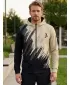 Мъжки суичър на Zip Premium ALTISPORT VOJ/ALM006MI02 ЧЕРНО -BROWN