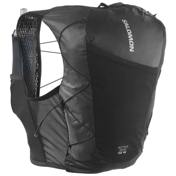  Дамска раница SALOMON ACTIVE SKIN 12 WOMEN SET LC2178600 ЧЕРЕН/МЕТАЛ 