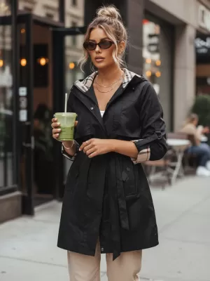 Палто DSTREET TY4212 ЧЕРНО